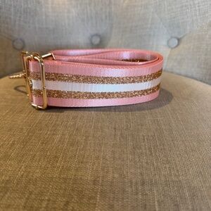 Pom Pom London Pink & Rose Gold Strap - NWT